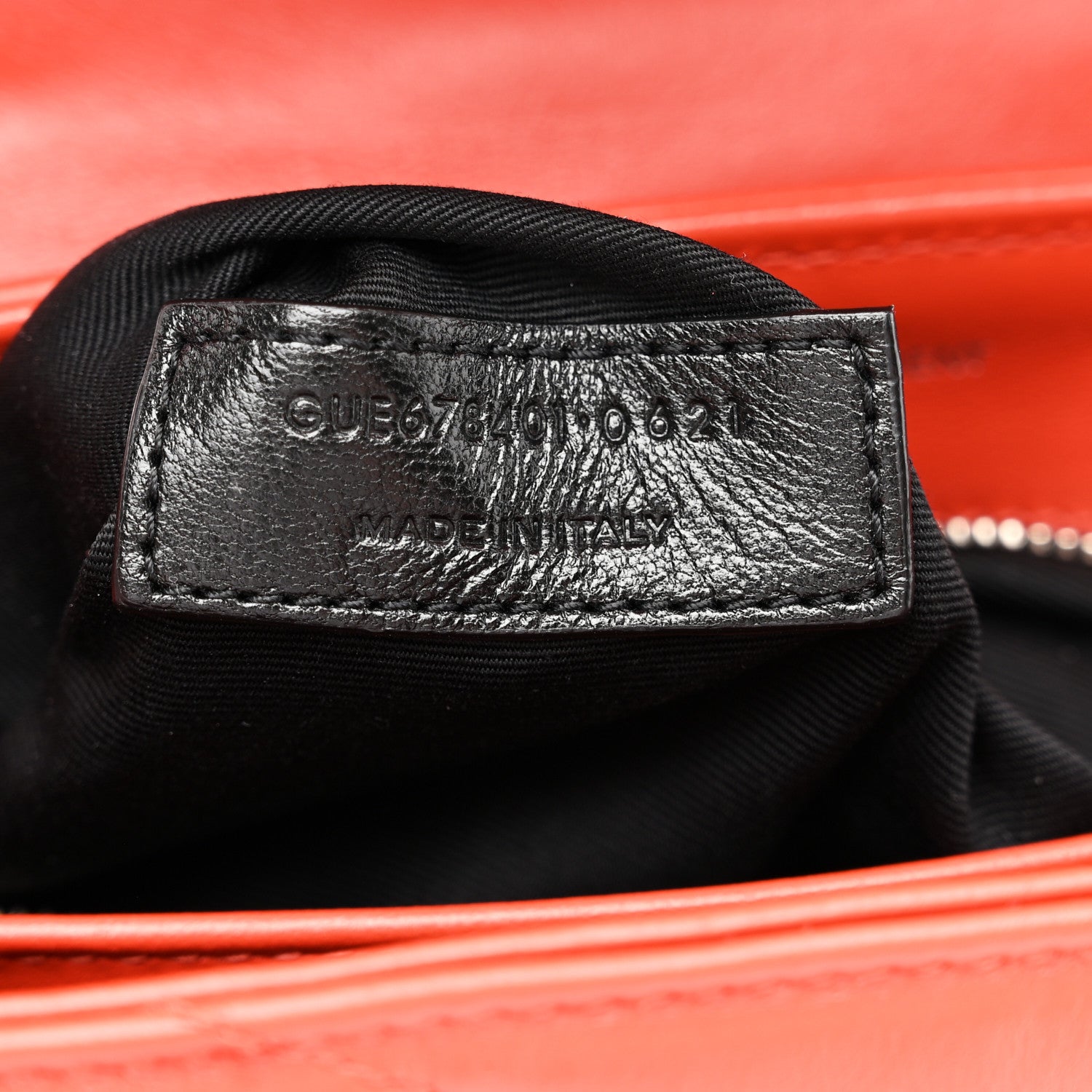 Saint Laurent Calfskin Y Quilted Monogram Toy Loulou Crossbody Bag Coral 7 of 10