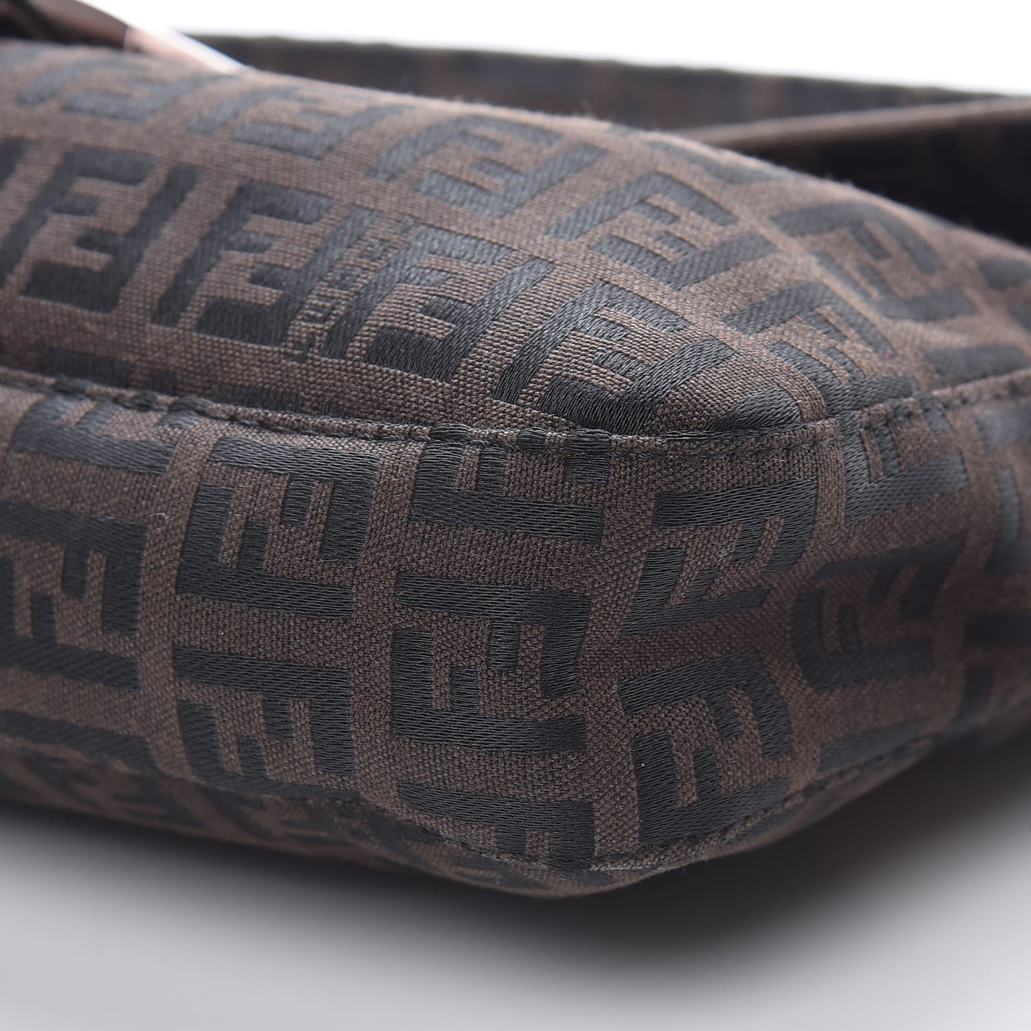 Fendi Zucchino Baguette Brown 9 of 10