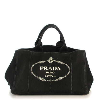 Prada Canapa Logo Tote Black 1 of 7