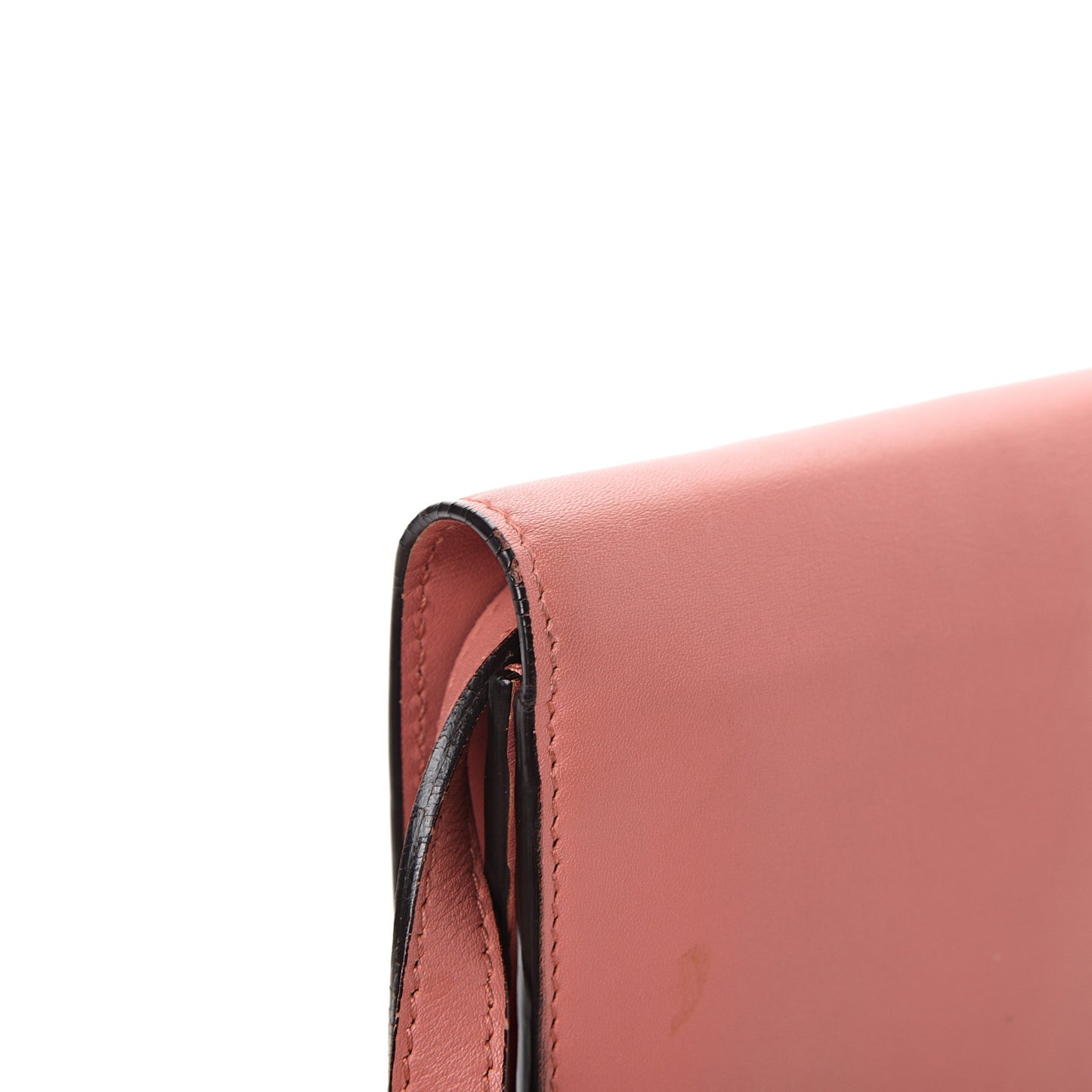 Moon Calfskin Icon Wallet Cameo Pink