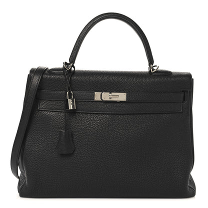Hermes Togo Kelly Retourne 35 Black 1 of 14