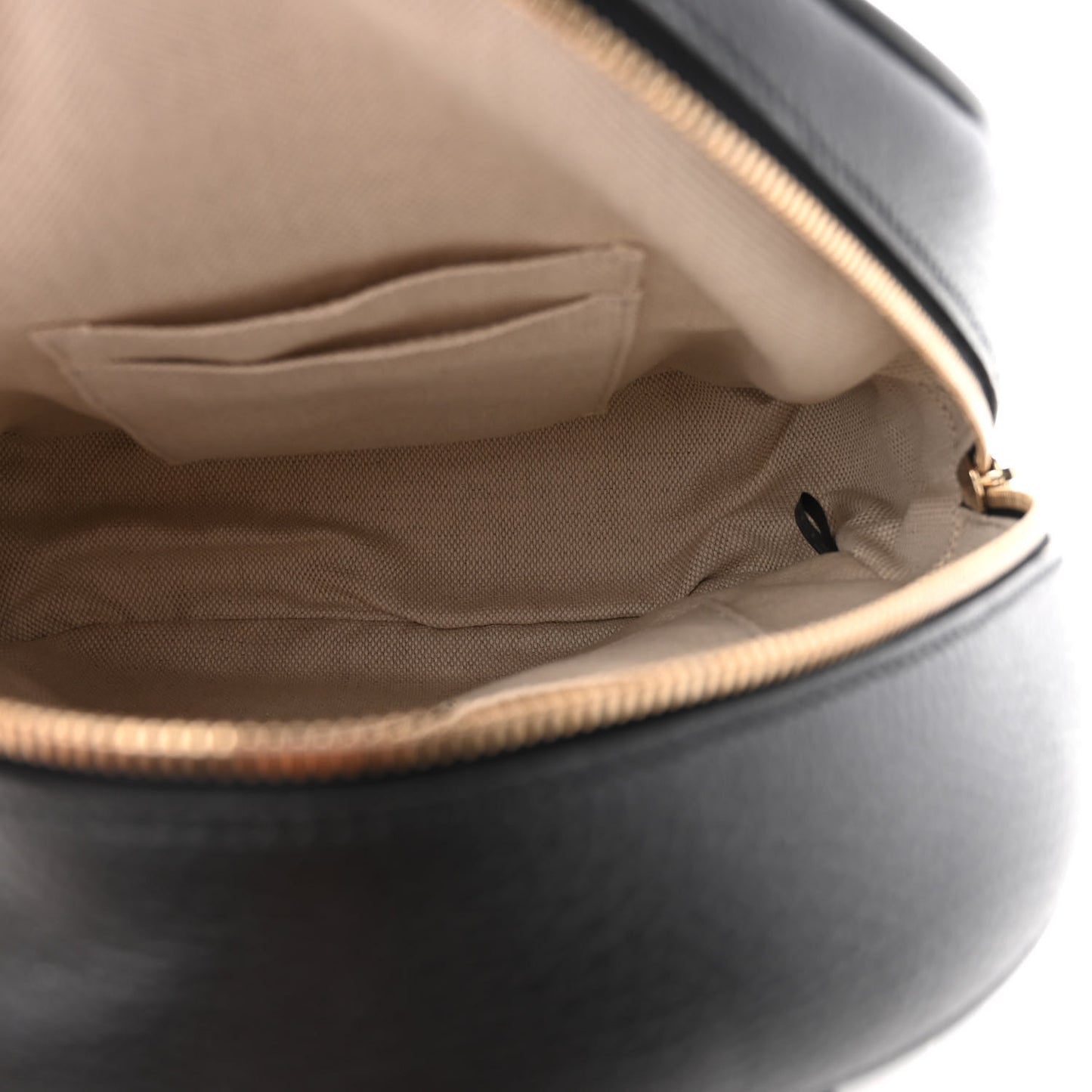 Pebbled Calfskin Soho Chain Backpack Black