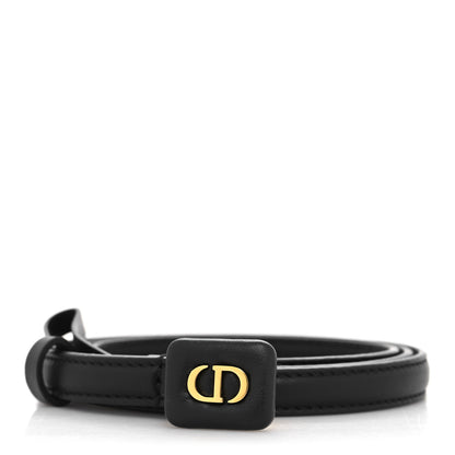 Christian Dior Calfskin Bobby CD Belt 75 Black 1 of 6