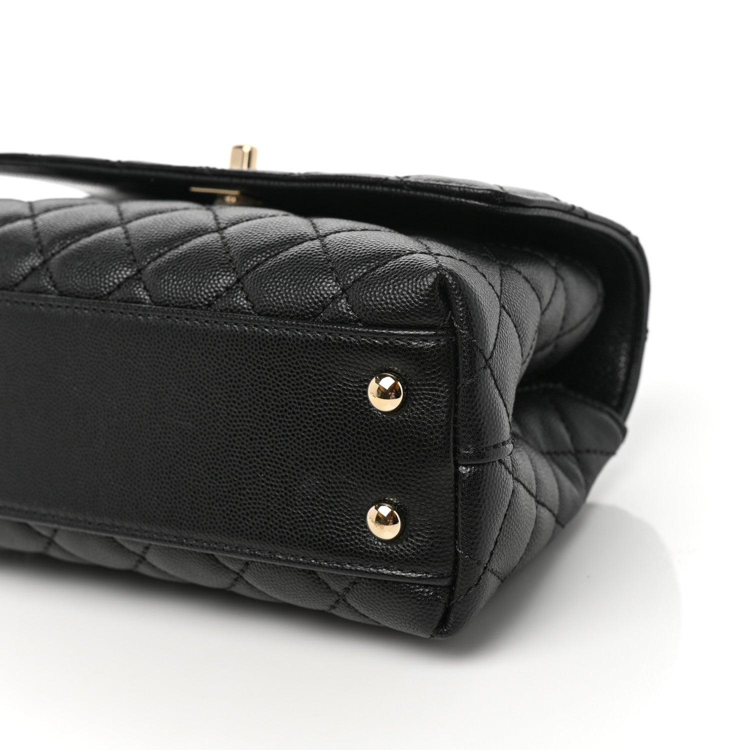 Chanel Caviar Quilted Mini Coco Handle Flap Black 9 of 9