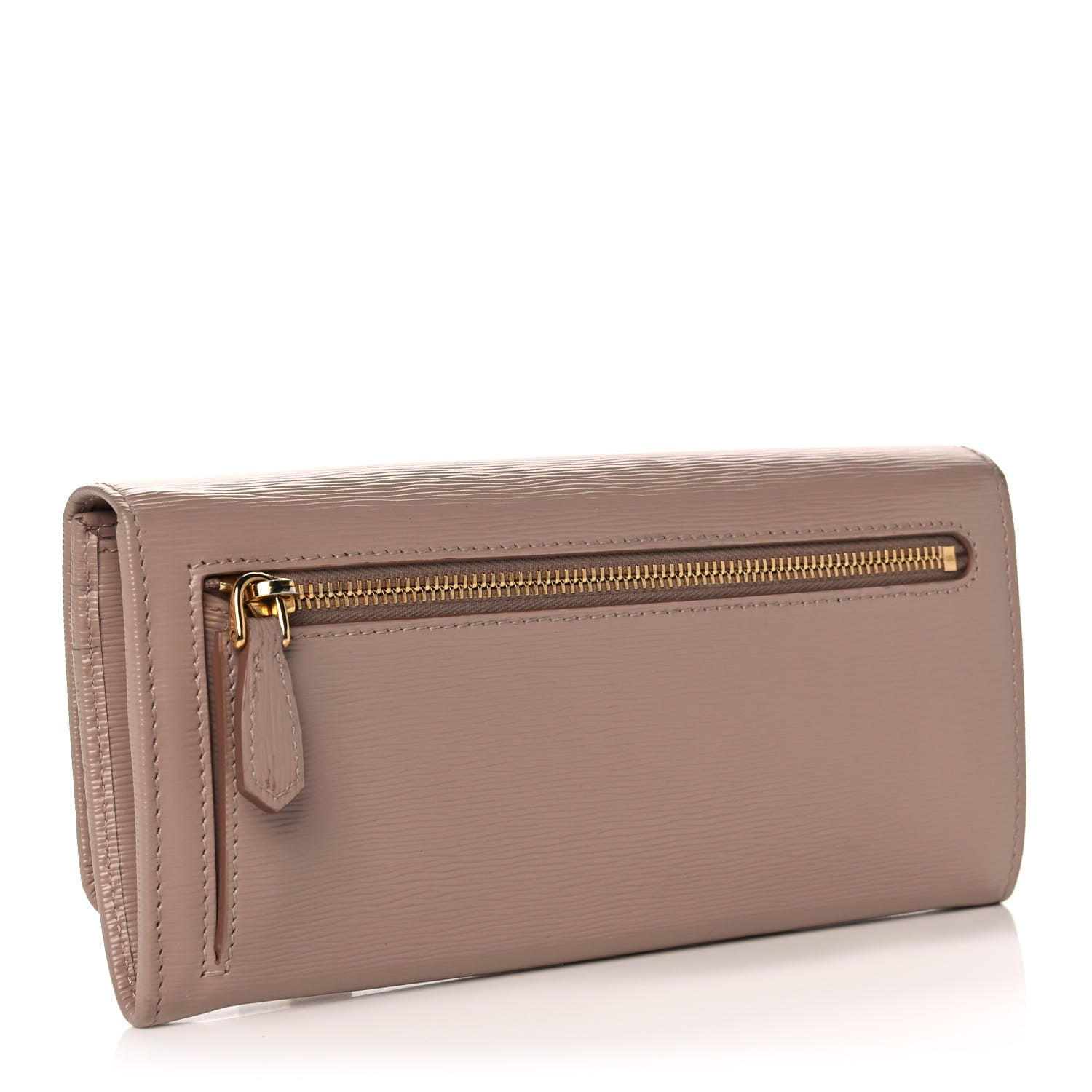 Prada Vitello Move Continental Flap Travel Wallet Cammeo 3 of 12