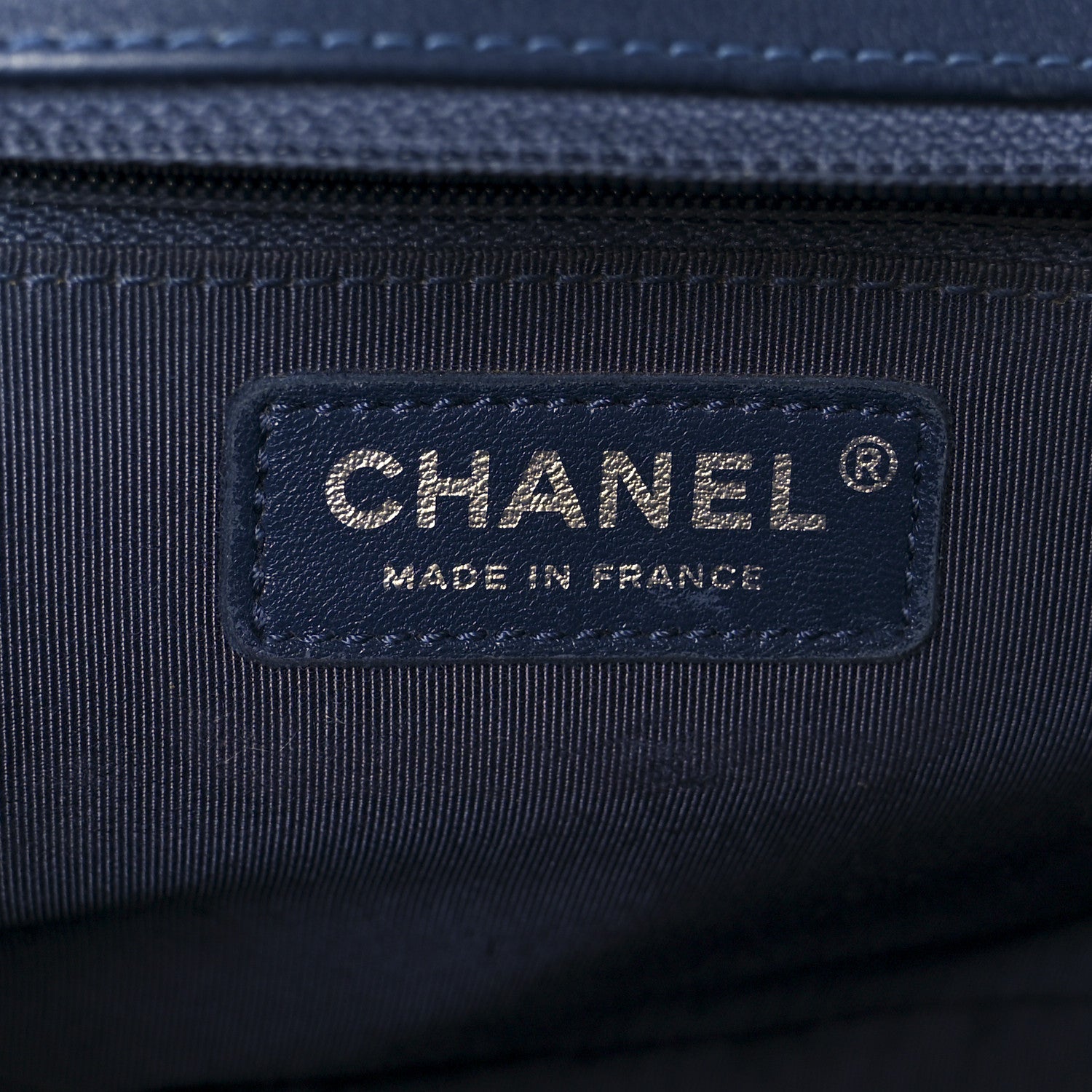 Chanel Calfskin Quilted New Medium Boy Flap Dark Blue 6 of 10