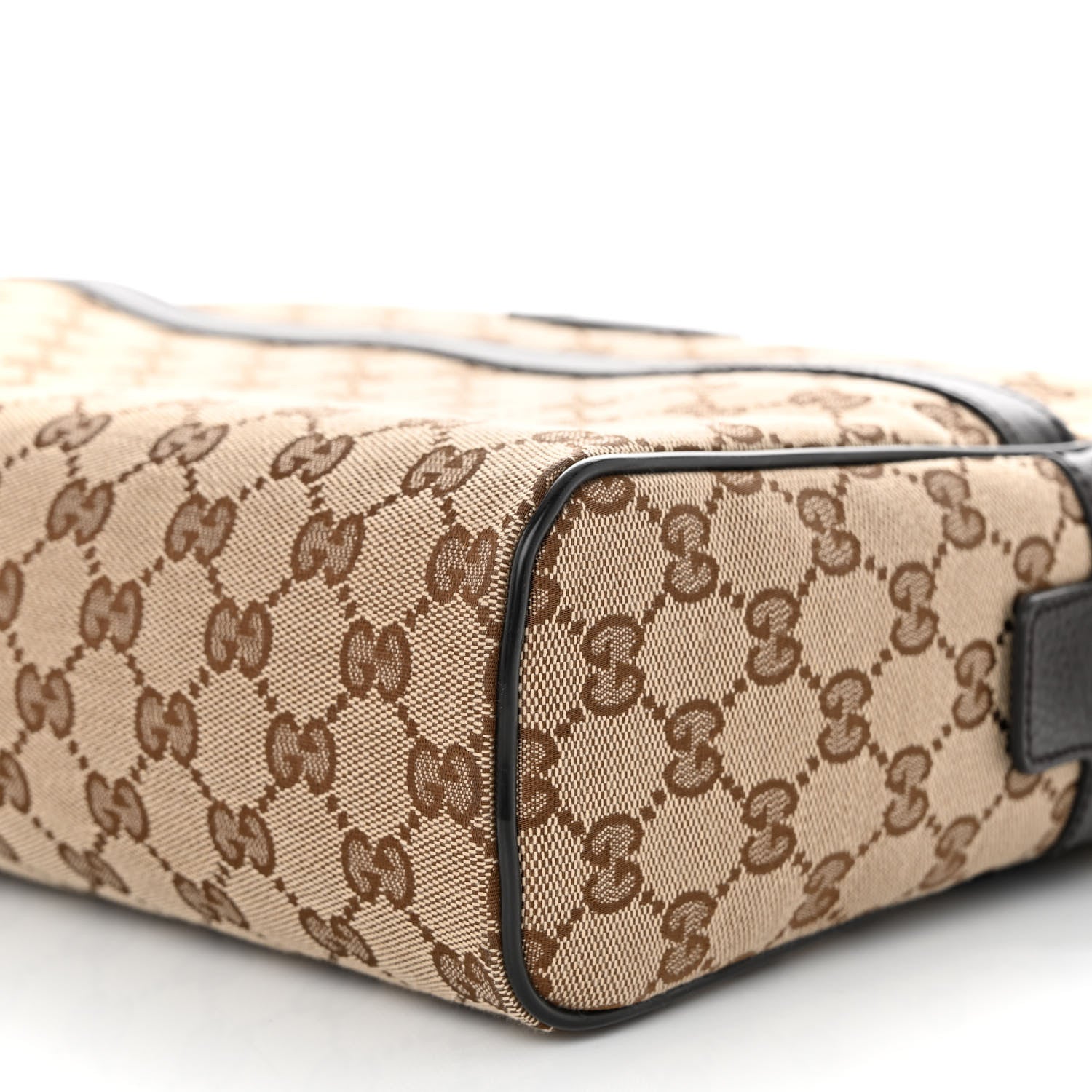 Gucci Monogram Dollar Calfskin Large Camera Case Beige Ebony Testa di Moro Marrone Scuro 10 of 10