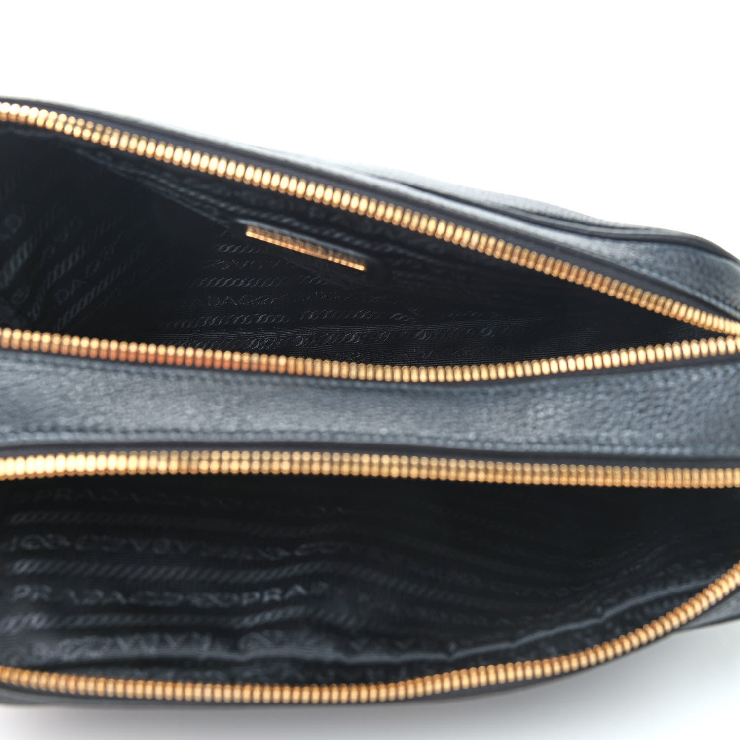 Prada Vitello Phenix Camera Bag Black 4 of 9