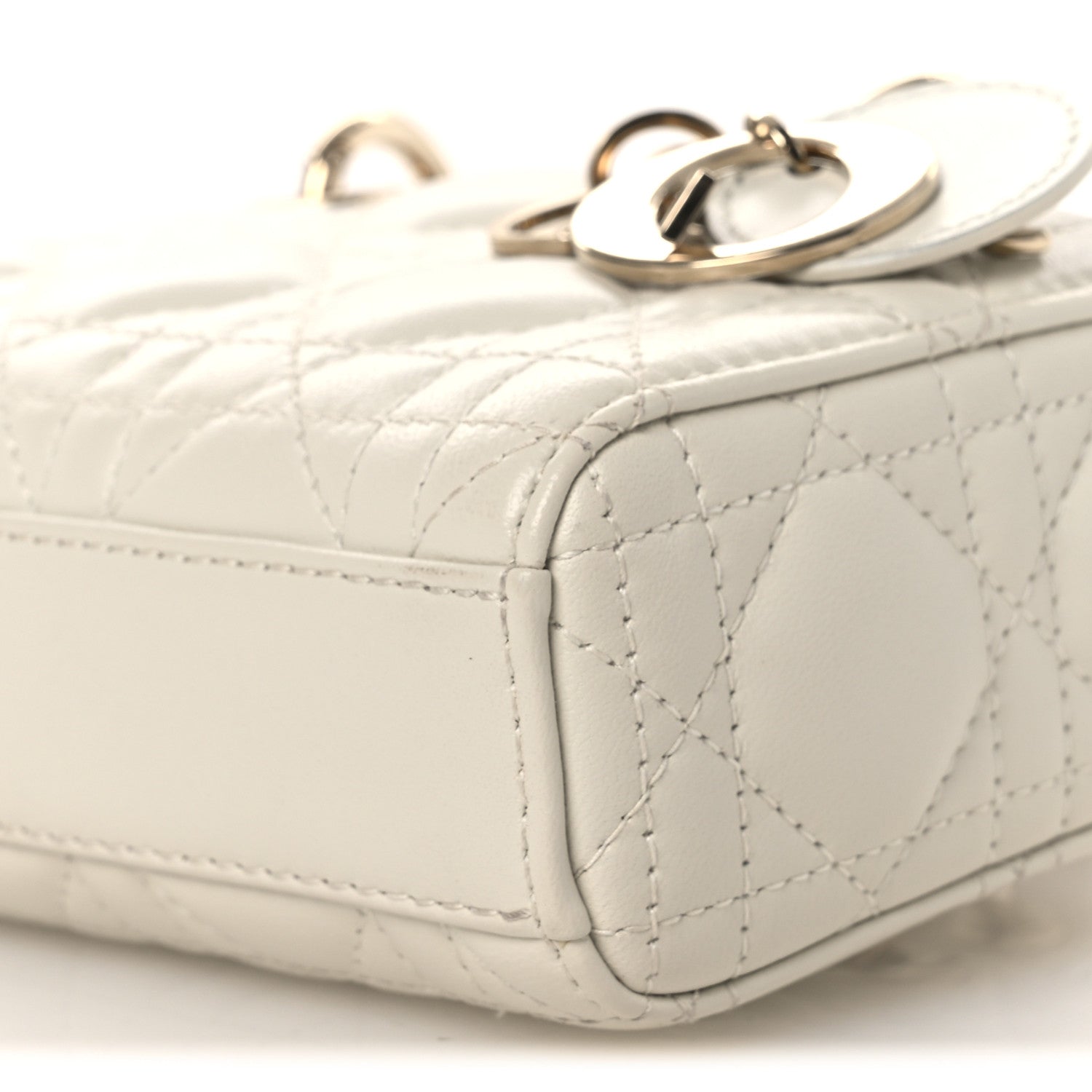 Christian Dior Lambskin Cannage Micro Lady D-Joy Latte 18 of 18