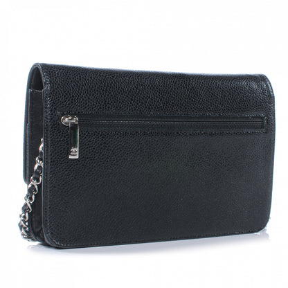 Chanel Caviar Wallet on Chain WOC Black 3 of 7