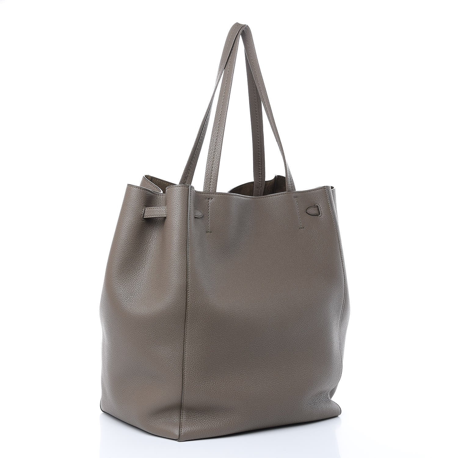 Celine Soft Grained Calfskin Medium Belt Cabas Phantom Taupe 3 of 15