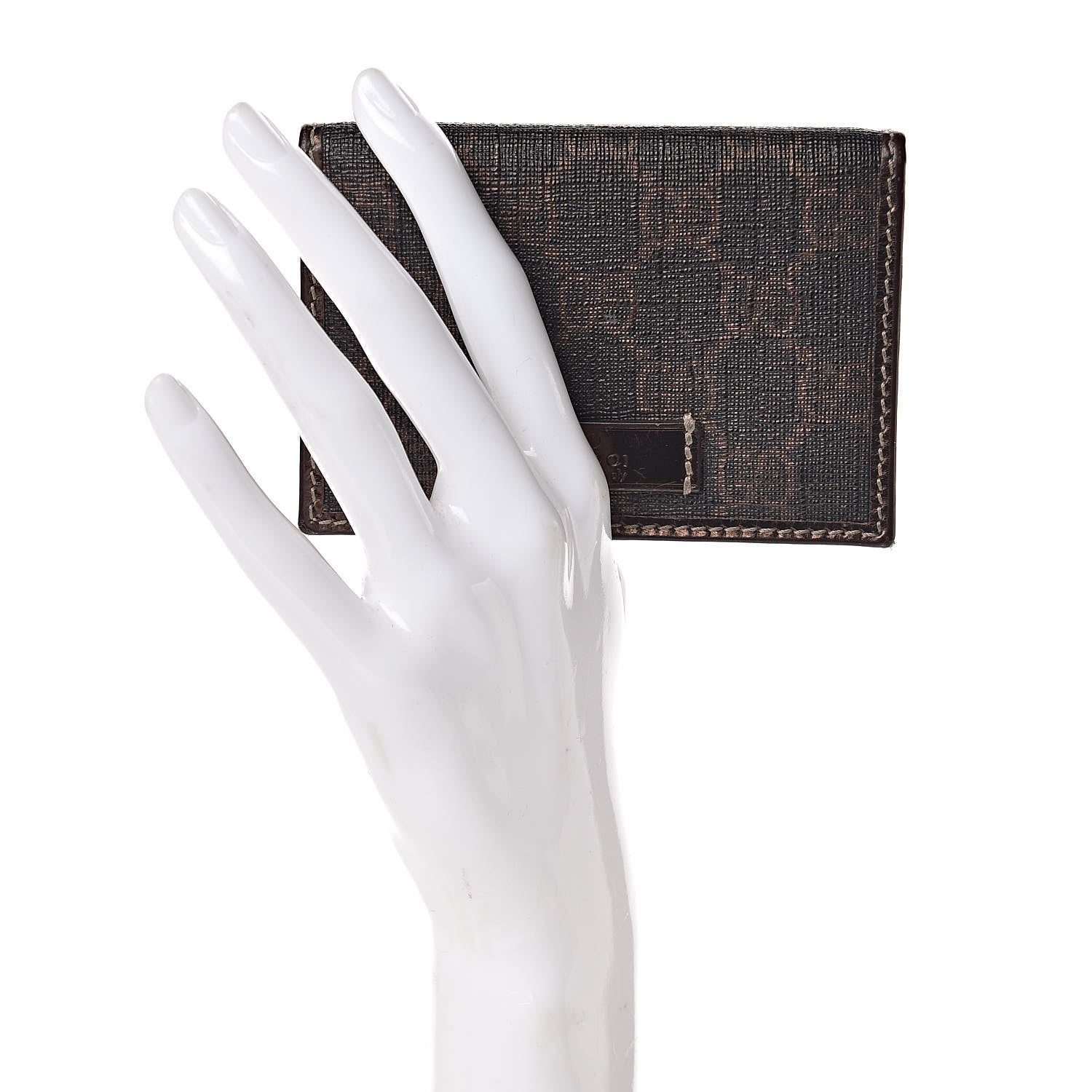 Gucci GG Plus Monogram Joy ID Card Wallet Dark Brown 2 of 8