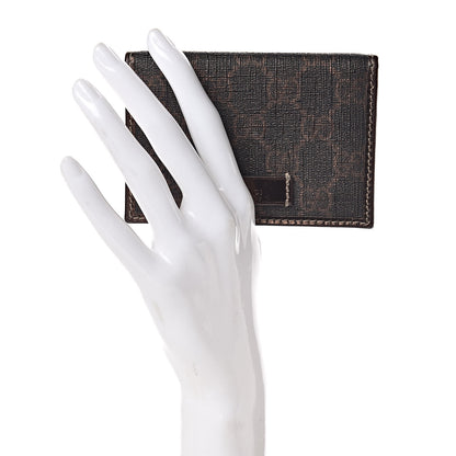 Gucci GG Plus Monogram Joy ID Card Wallet Dark Brown 2 of 8