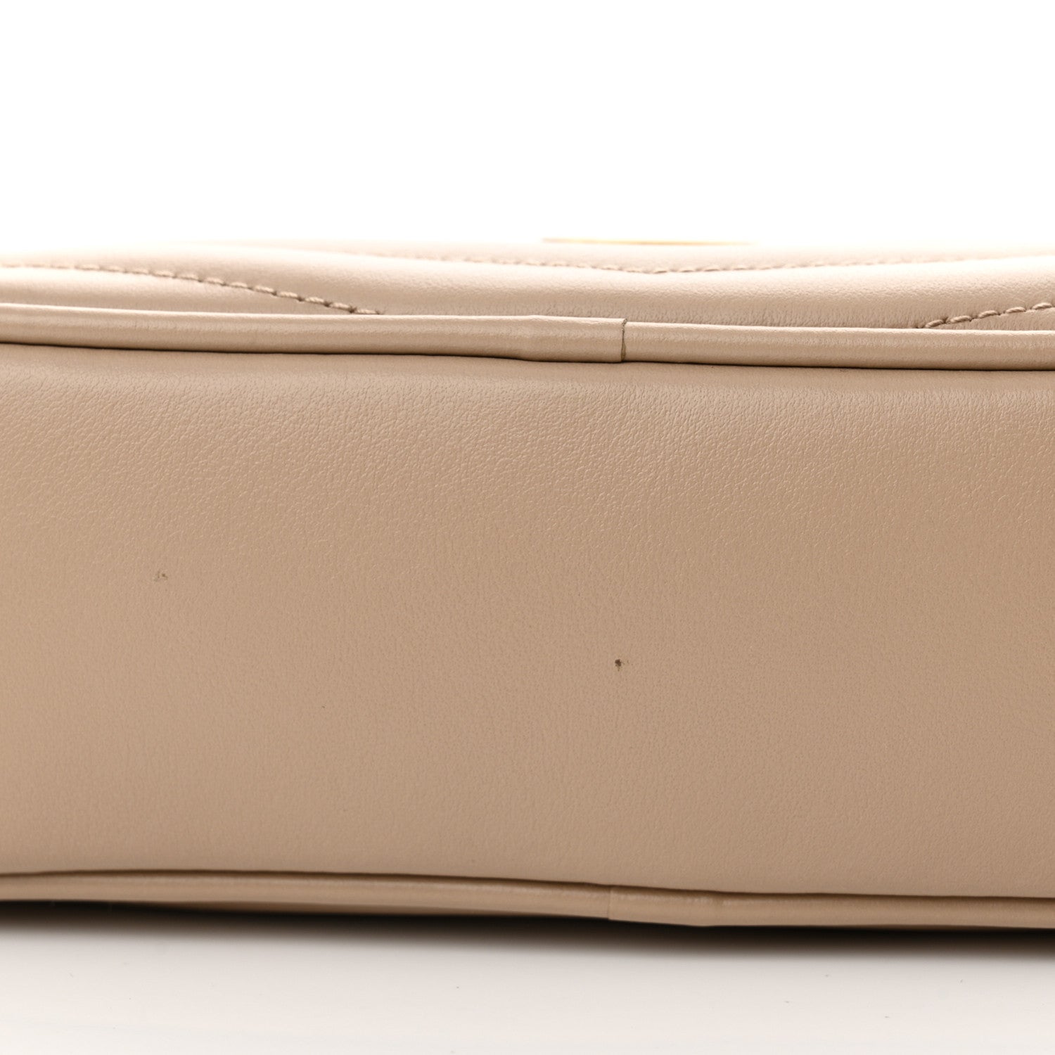Saint Laurent Calfskin Matelasse Monogram Mini Lou Camera Bag Dark Beige 11 of 11