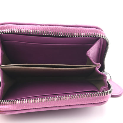 Bottega Veneta Nappa Intrecciato Zip Around Coin Purse Peony 5 of 9
