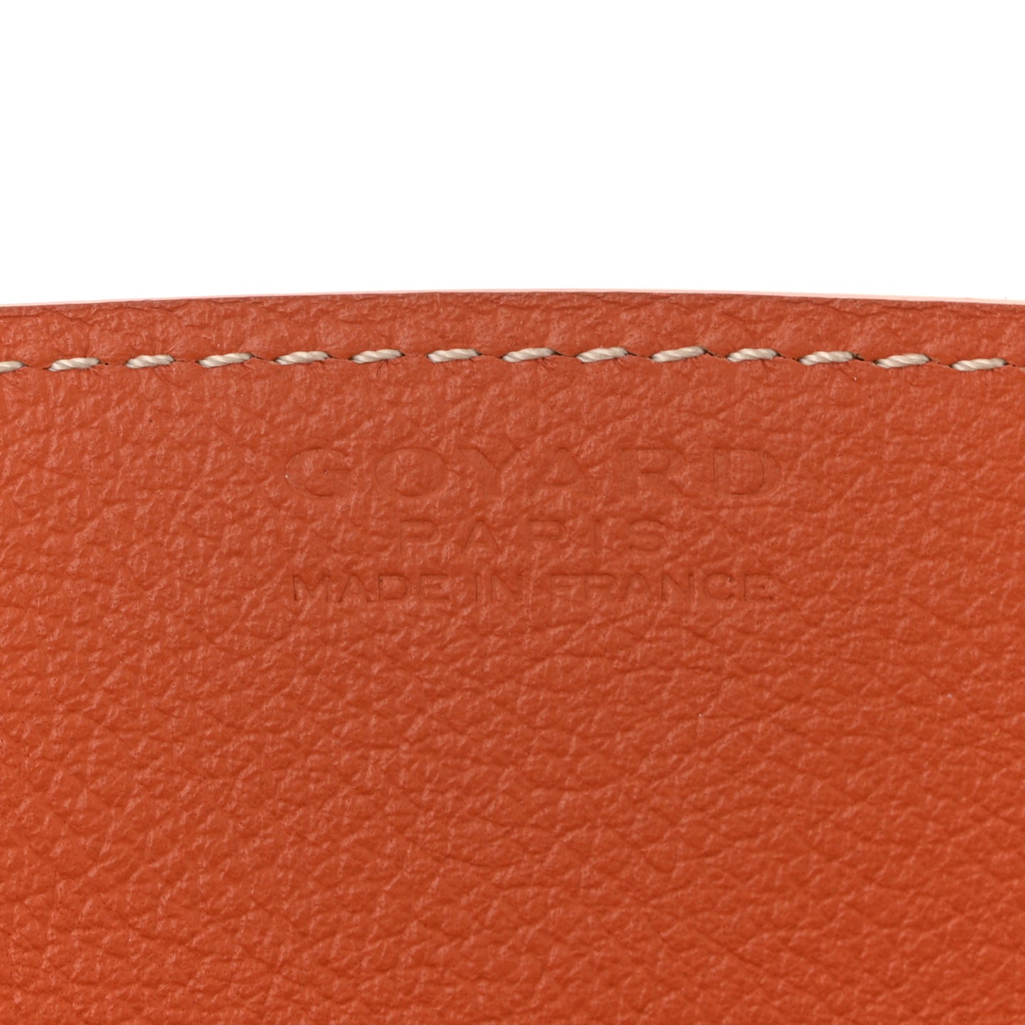 Goyardine Mini Rouette Structure Orange