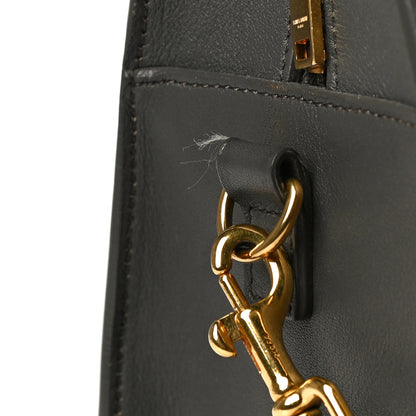 Saint Laurent Calfskin Monogram Small Cabas Black 9 of 11