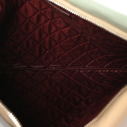 Chanel Lambskin Patchwork Medium Cosmetic Case Multicolor Burgundy 5 of 7