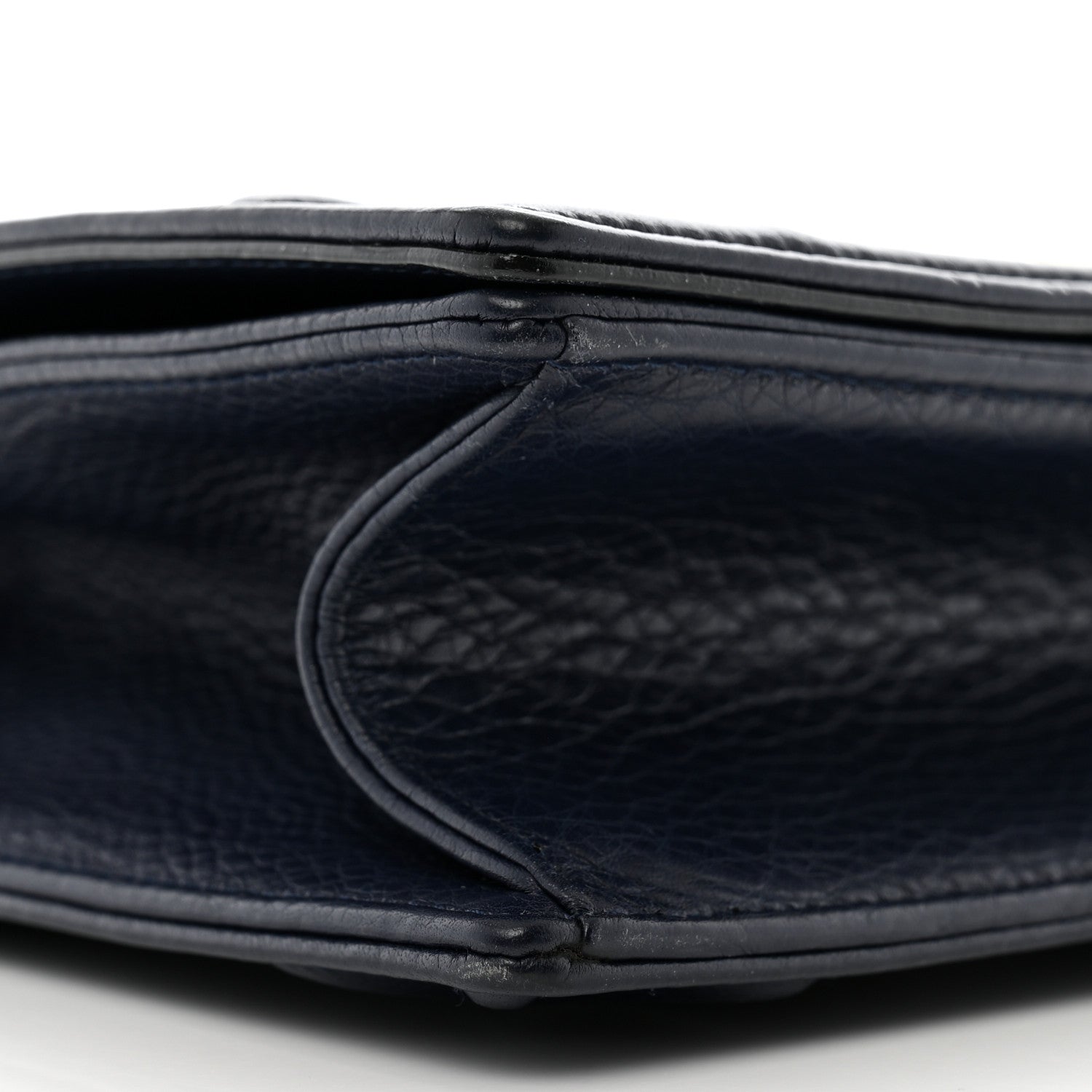 Christian Dior Grained Calfskin Medium Diorama Flap Bag Indigo 9 of 15
