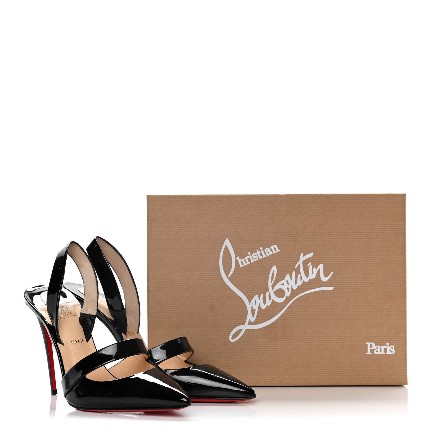 Christian Louboutin Patent Actina 100 Pumps 39 Black 14 of 14