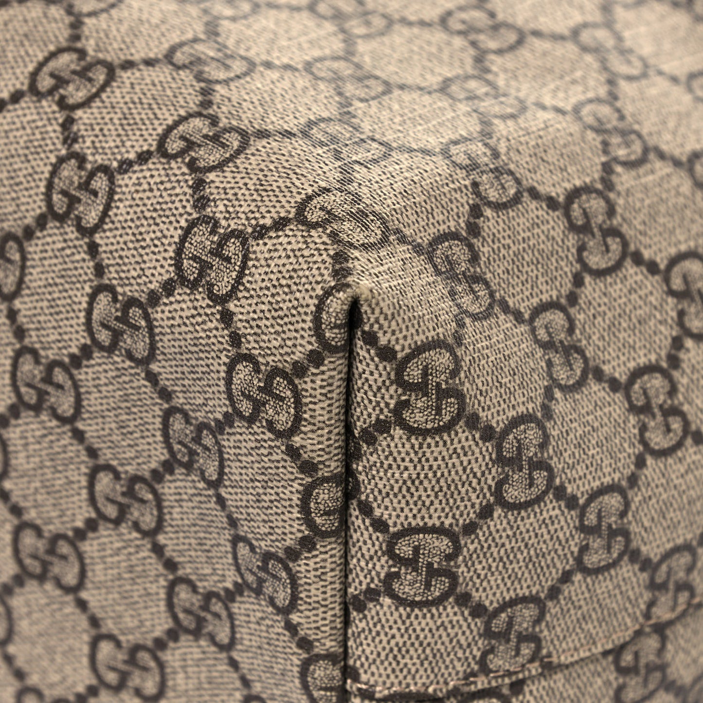 GG Supreme Monogram Medium Ophidia Shopping Tote Brown