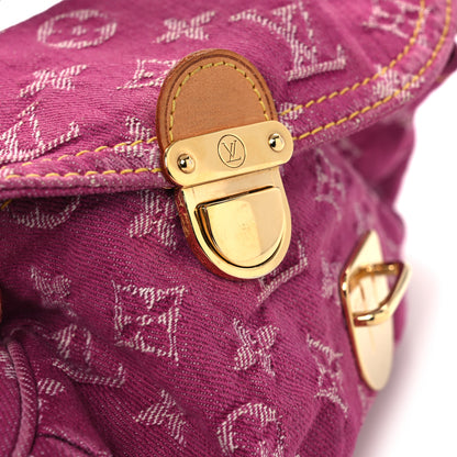 Louis Vuitton Monogram Denim Mini Pleaty Fuchsia 10 of 10