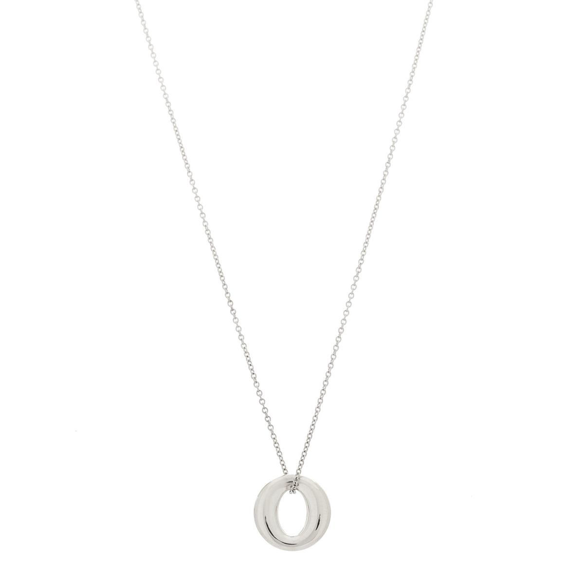 Sterling Silver Elsa Peretti Sevillana Pendant Necklace