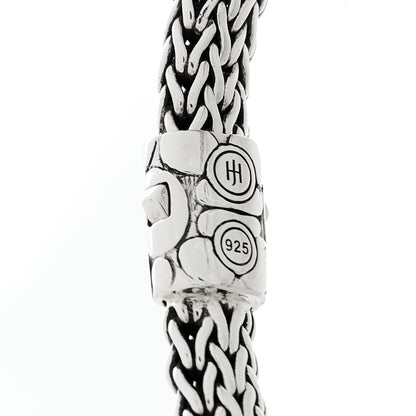 John Hardy Sterling Silver White Topaz Quartz Three Station Kali Classic Chain Bracelet 3 of 4