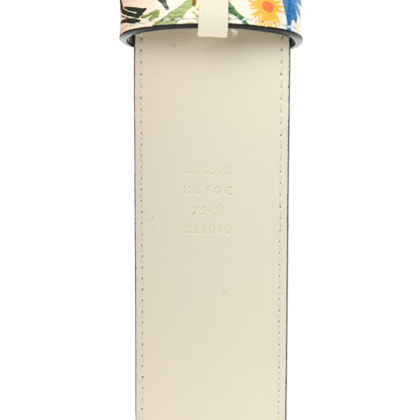 X KEN SCOTT Calfskin Double G 40mm Belt 75 30 Multicolor