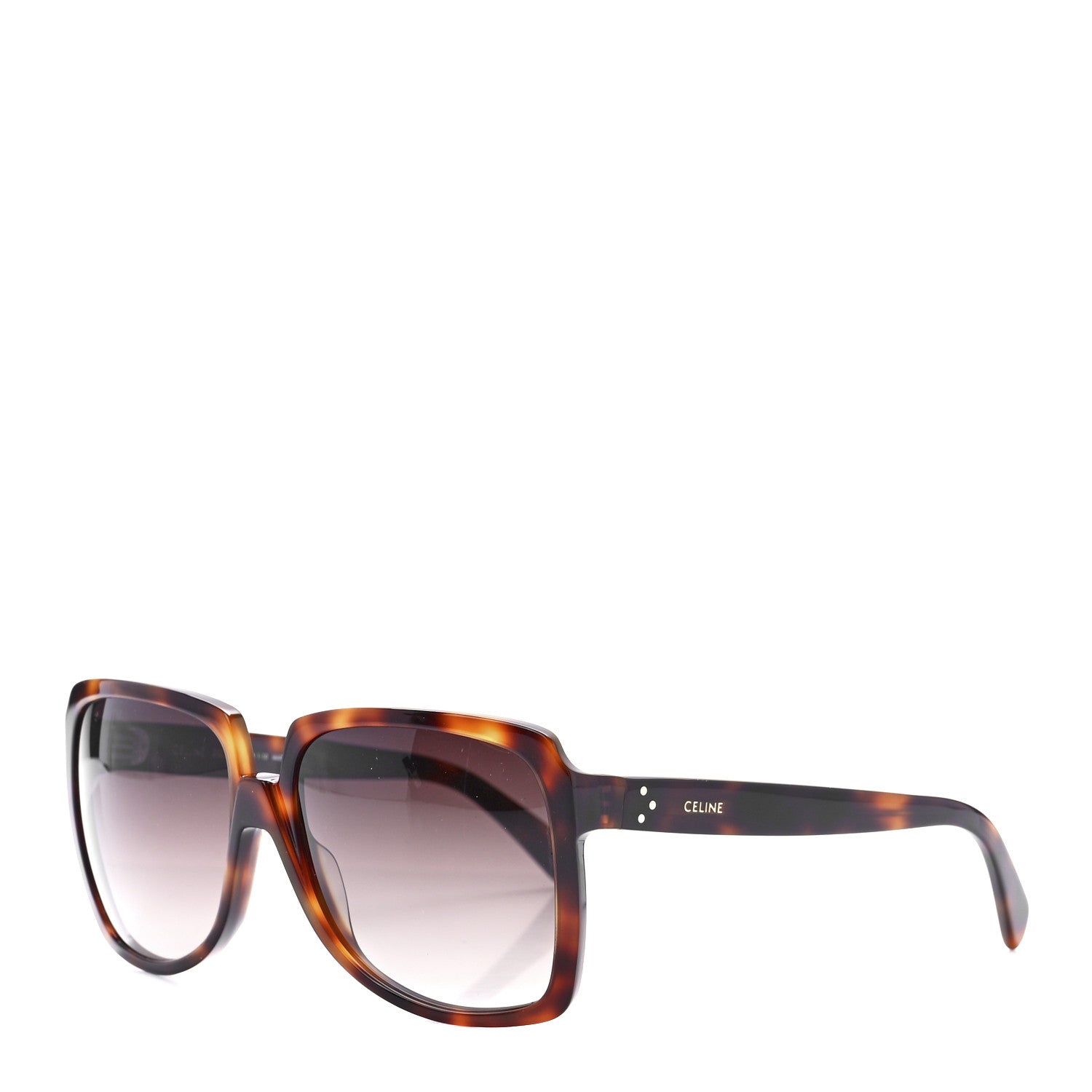 Celine Acetate Oversized Square Sunglasses CL401461 Tortoise 1 of 7