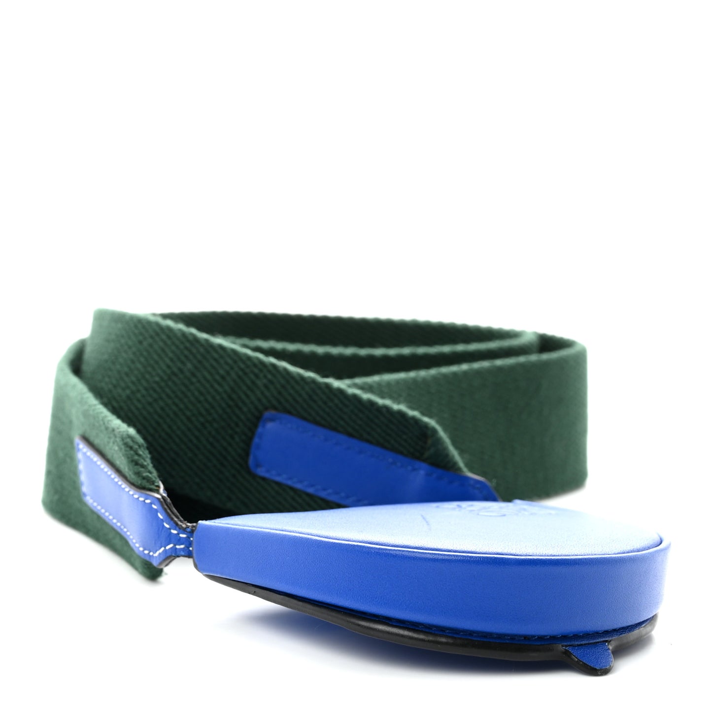 Smooth Calfskin Mini Heel Crossbody Bag  Electric Blue Green