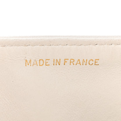 Chanel Lambskin Quilted Medium Double Flap White 7 of 20