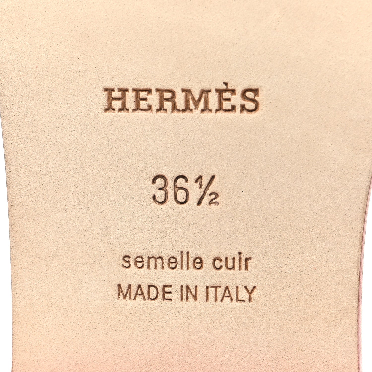 Hermes Box Calfskin Oran Sandals 36.5 Rouge Jaipur 7 of 8