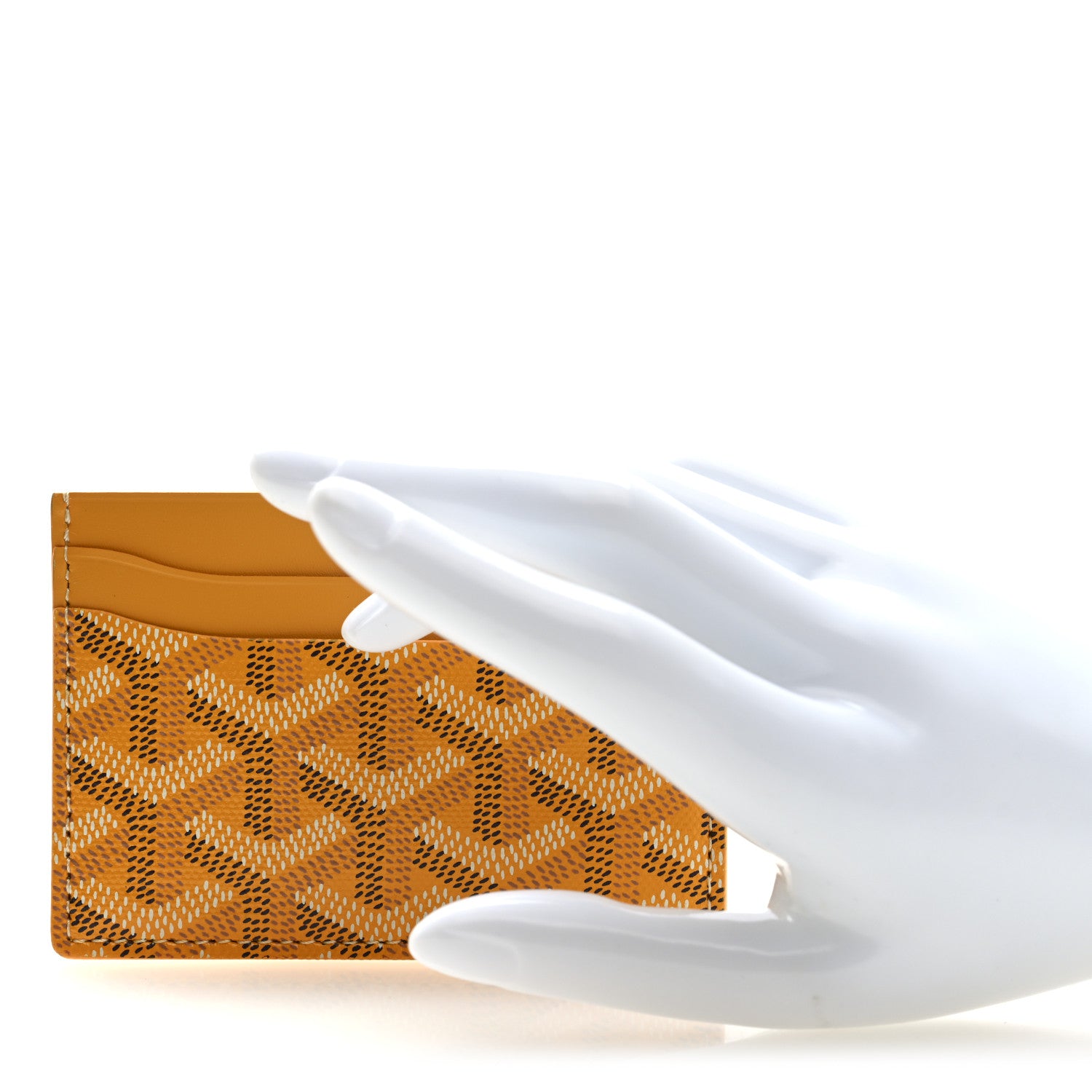 Goyard Goyardine Saint Sulpice Card Holder Yellow 2 of 7