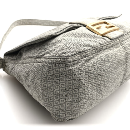 Fendi Zucchino Mama Baguette Grey 8 of 9