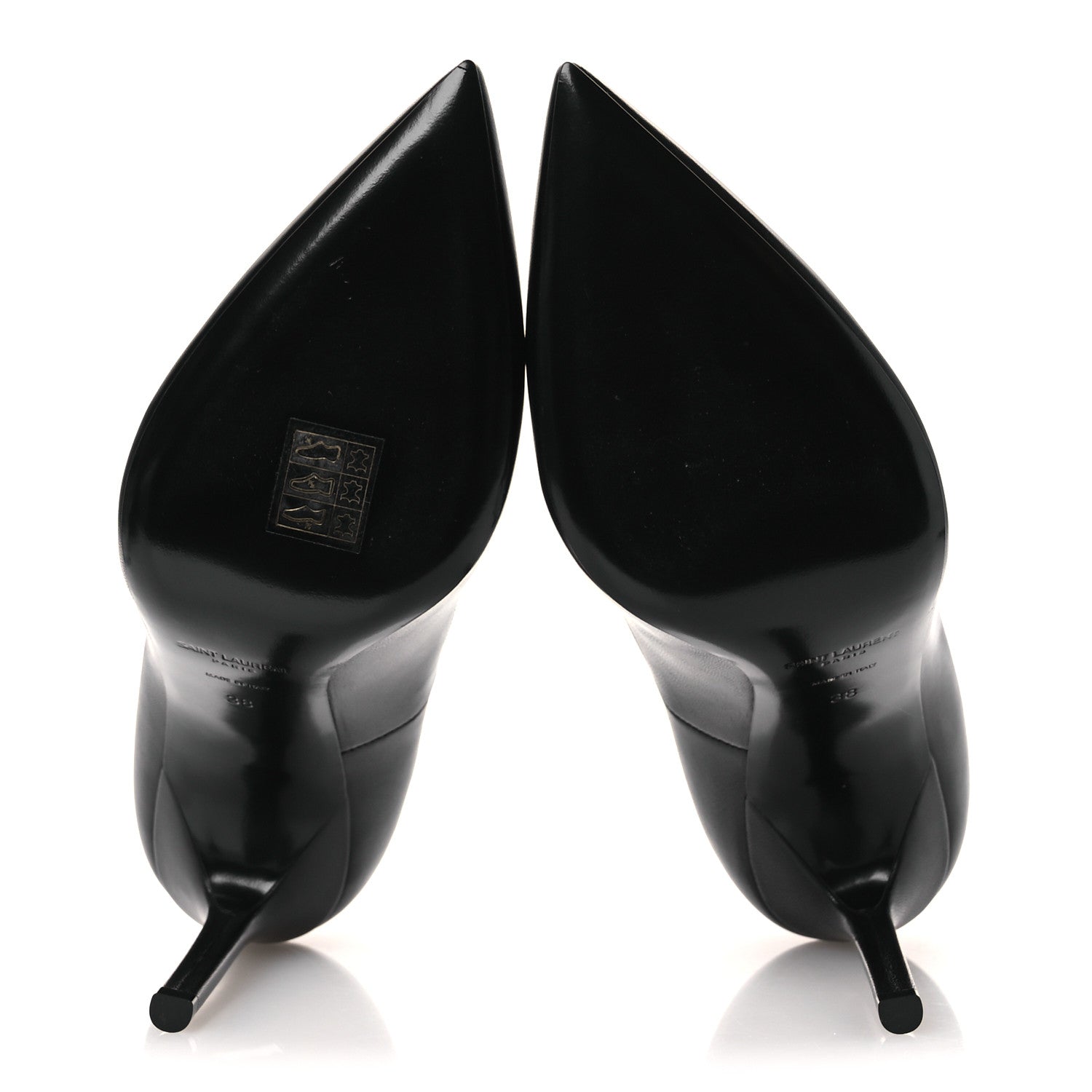 Saint Laurent Tripon Anja 105 Pumps 38 Black 7 of 11