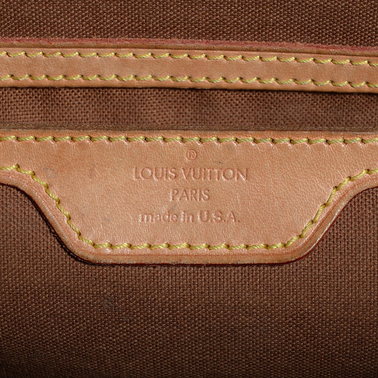 Louis Vuitton Monogram Cabas Mezzo 6 of 7