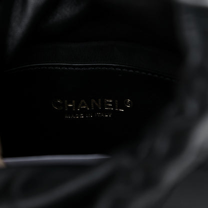 Chanel Caviar Bucket Drawstring Bag Black 6 of 10