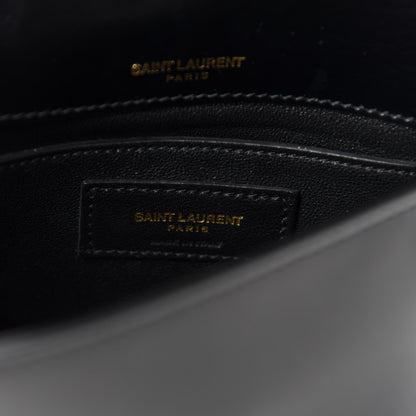 Saint Laurent Calfskin Small Datcha Satchel Bag Black 9 of 11