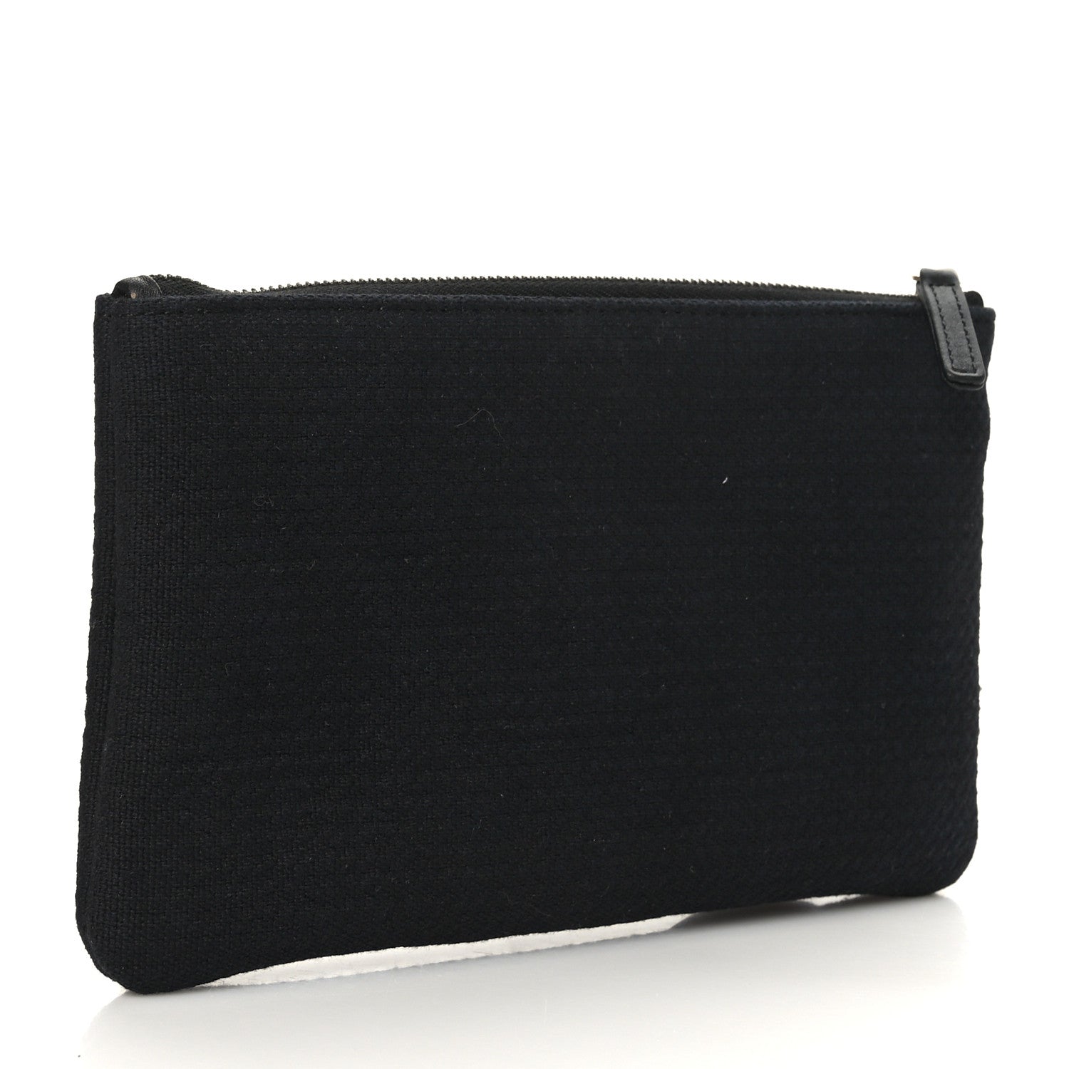 Chanel Canvas Small Deauville Pouch Black 3 of 5