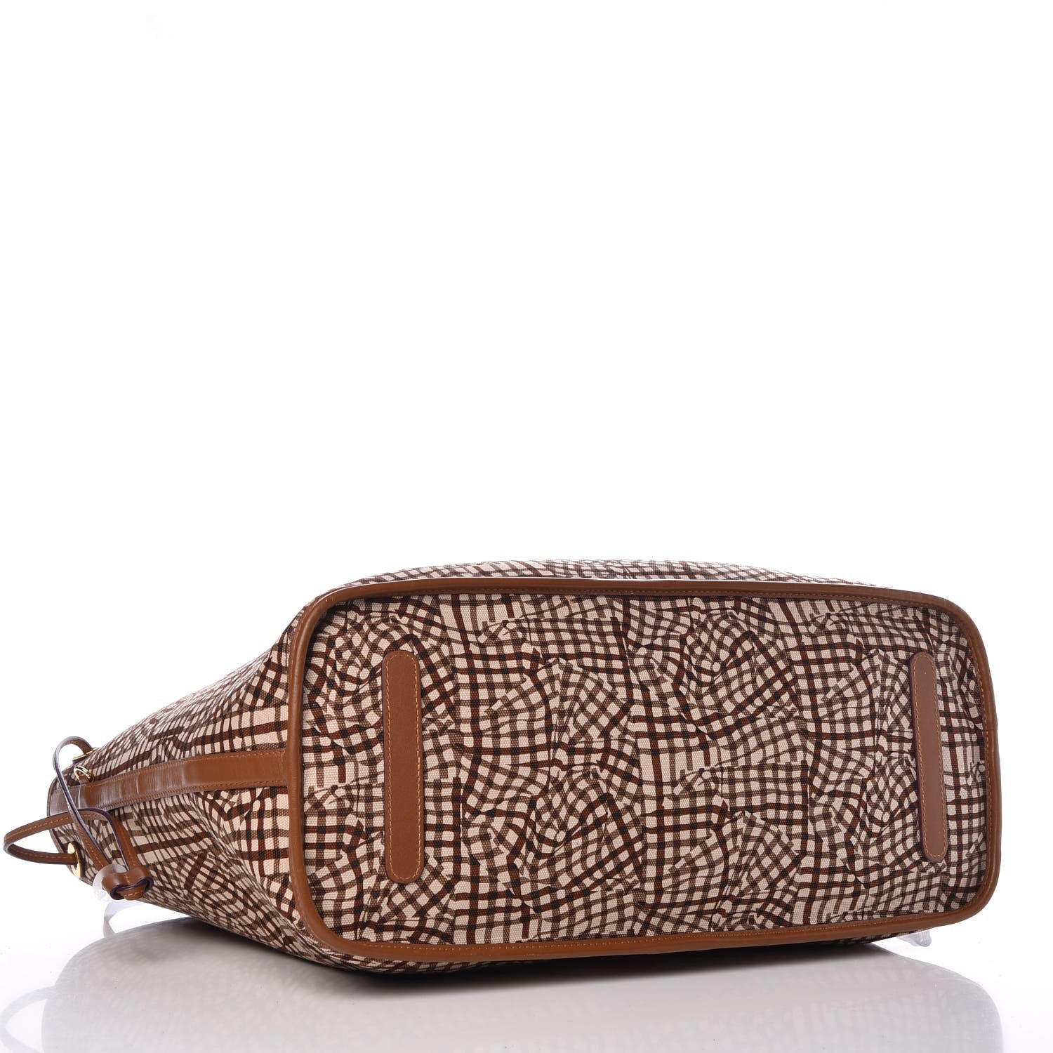 MCM Visetos Large Liz Reversible Shopper Tote Cognac 7 of 13