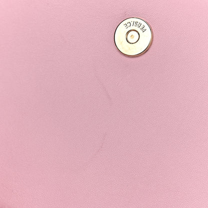 Versace Smooth Calfskin Palazzo Chain Evening Bag Pink 11 of 13