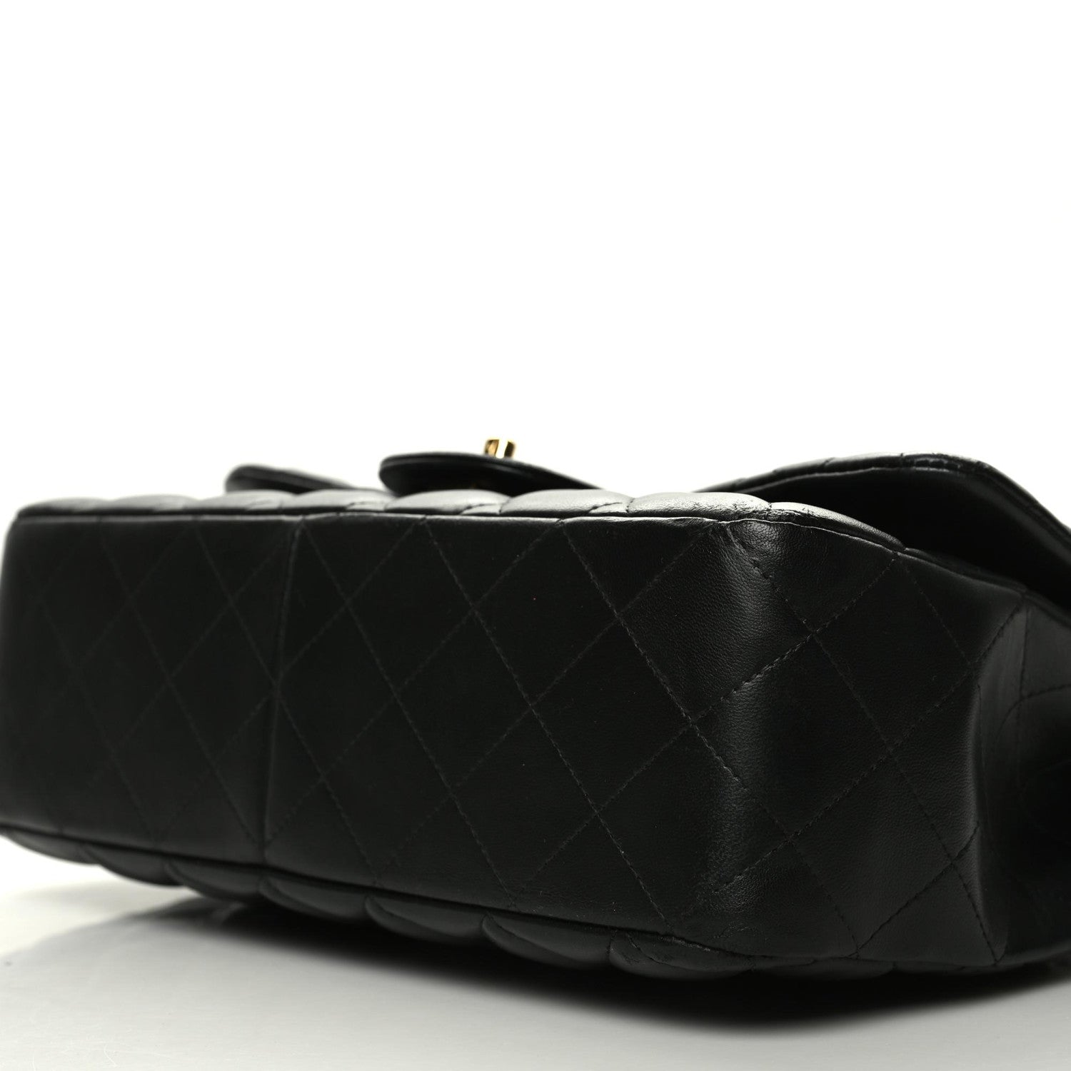 Chanel Lambskin Quilted Jumbo Single Flap Black 5 of 8