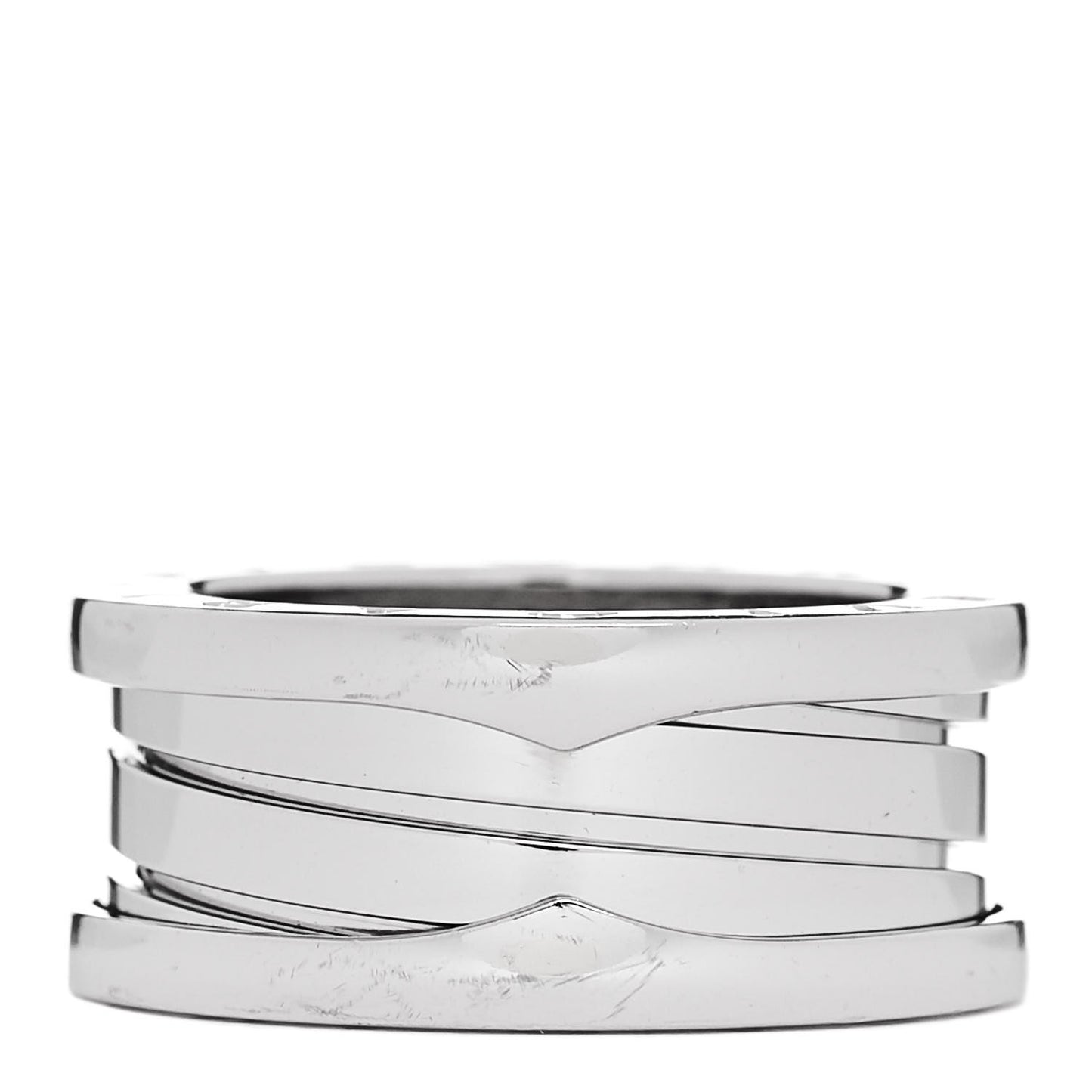 18K White Gold B.Zero1 Three-Band Ring 51 5.75