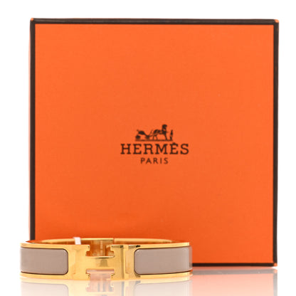 Hermes Enamel Narrow Clic Clac H Bracelet PM Marron Glace 5 of 5