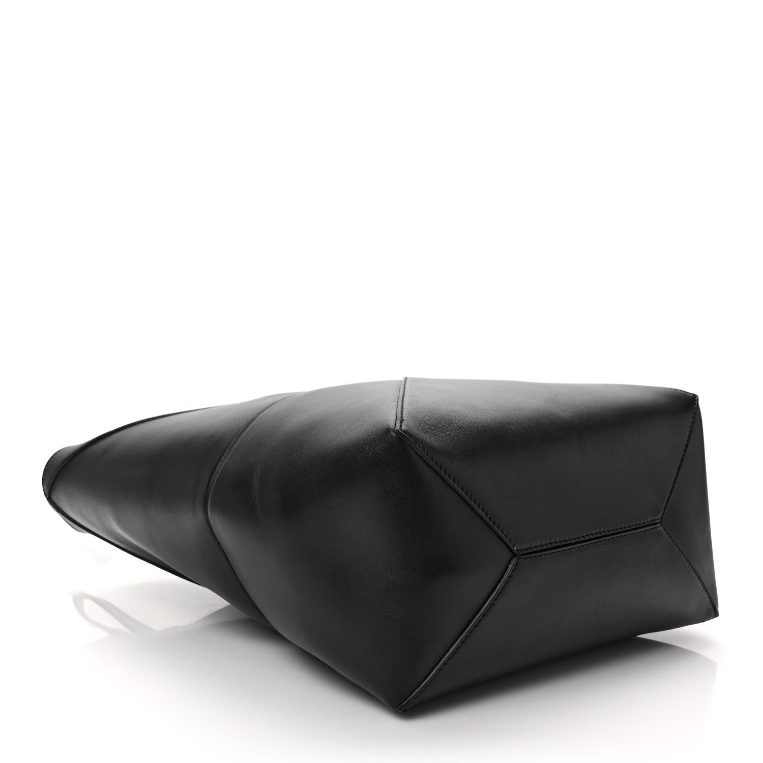 Loewe Shiny Calfskin Medium Puzzle Fold Tote Black 4 of 11