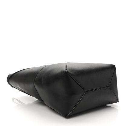 Loewe Shiny Calfskin Medium Puzzle Fold Tote Black 4 of 11