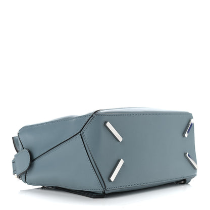 Loewe Calfskin Small Puzzle Bag Stone Blue 4 of 9