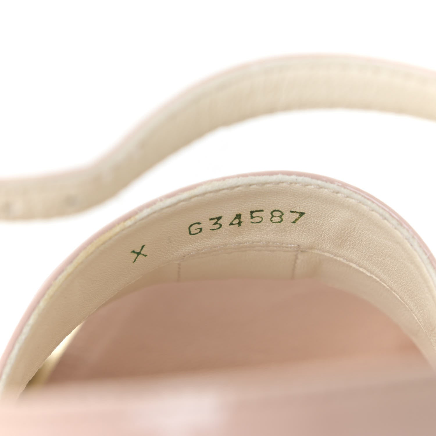 Chanel Patent Calfskin Pearl CC Wedge Sandals 39 Light Pink 13 of 14