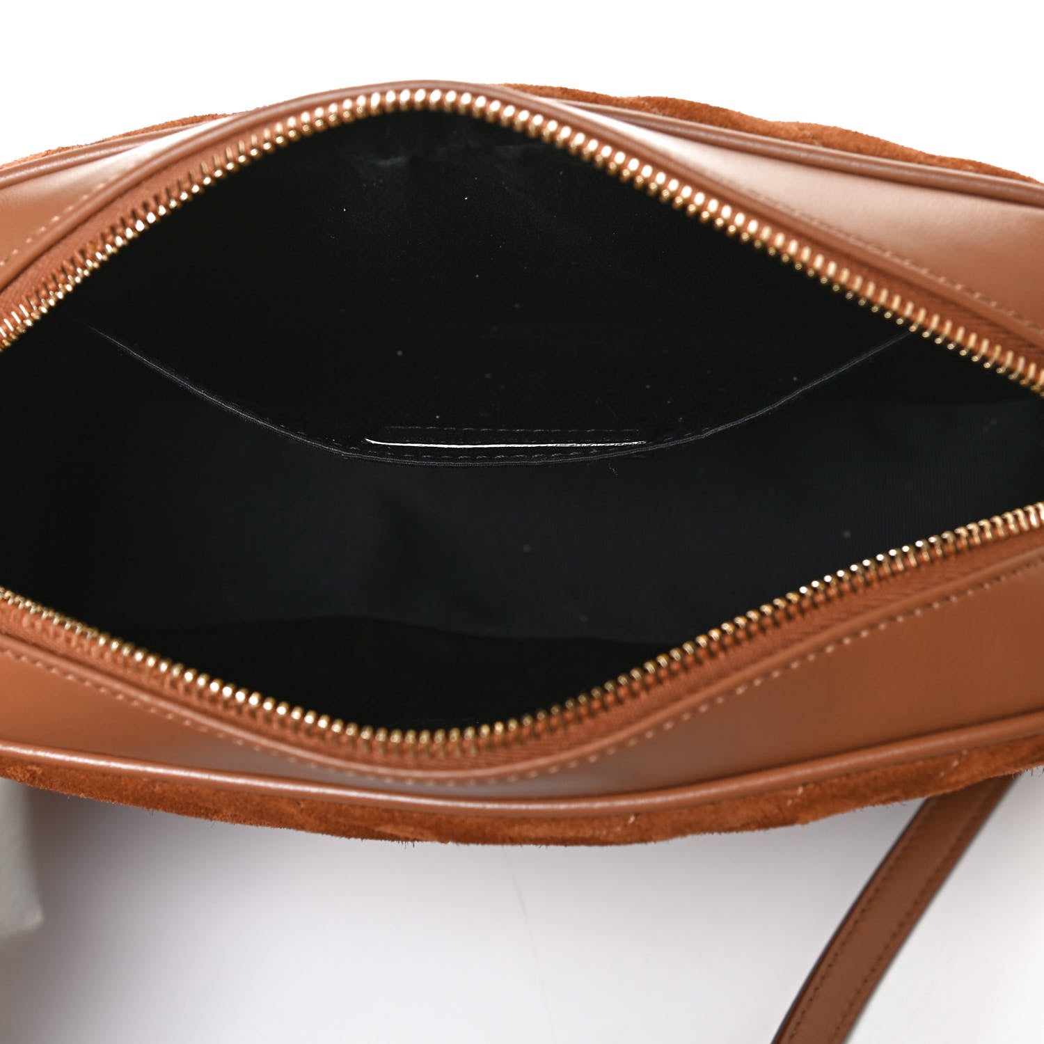 Saint Laurent Suede Matelasse Monogram Lou Camera Bag Cinnamon 5 of 10